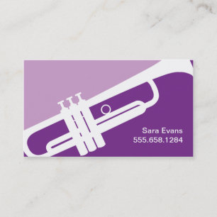 Trumpet Teacher Business Cards
