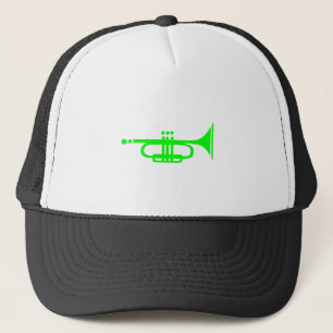 trumpet trucker hat