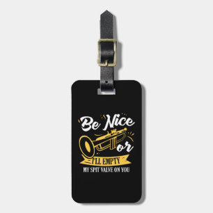 Trumpet Trumpet Player Gift Funny Trumpet Luggage Tag