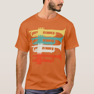 Trumpet Trumpeter Trumpet Player Retro T-Shirt