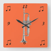 Trumpet Wall Clock
