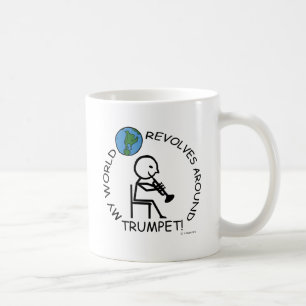Trumpet - World Revolves Around Coffee Mug