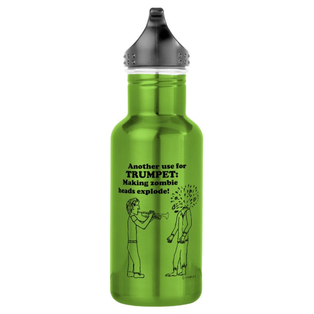 Trumpet Zombie Explode 532 Ml Water Bottle (Right)