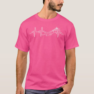 Trumpeter Gift Jazz Musical Instrument Heartbeat T T-Shirt
