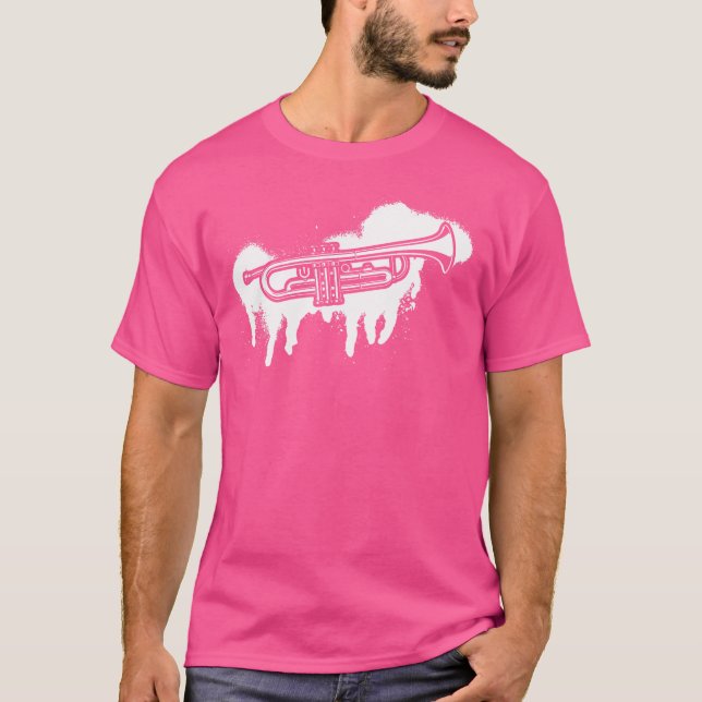 Trumpeter Instrument Trumpet T-Shirt (Front)