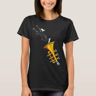 Trumpeter Jazz Musician Cat Pet Parent Gift Idea T T-Shirt