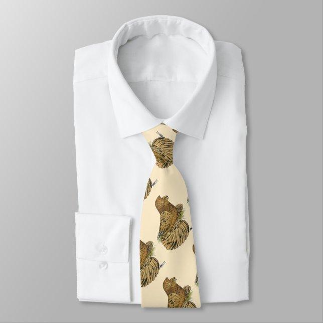 Trumpeter Pigeon Almond Tie (Tied)