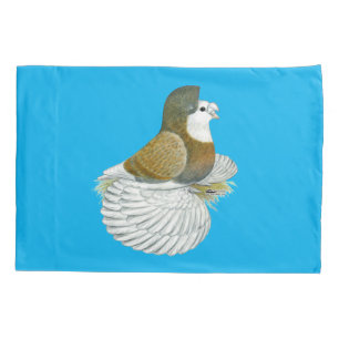 Trumpeter Pigeon AOC Baldhead Pillowcase