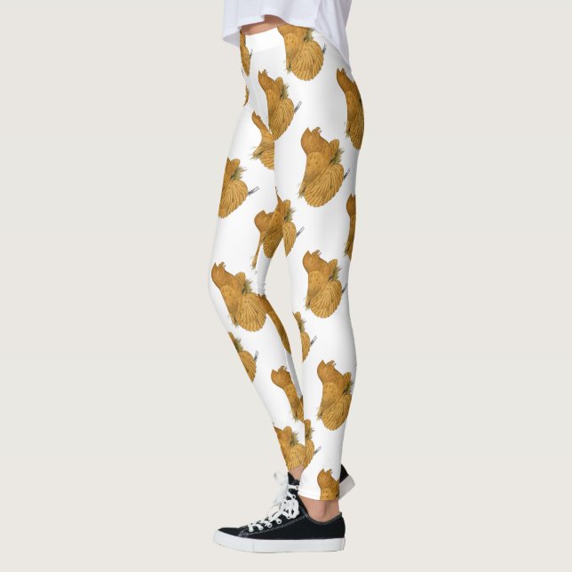 Trumpeter Pigeon Deroy Leggings (Left)