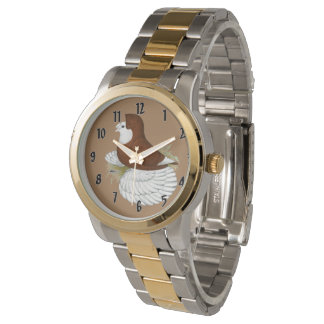 Trumpeter Pigeon Red Baldhead Watch