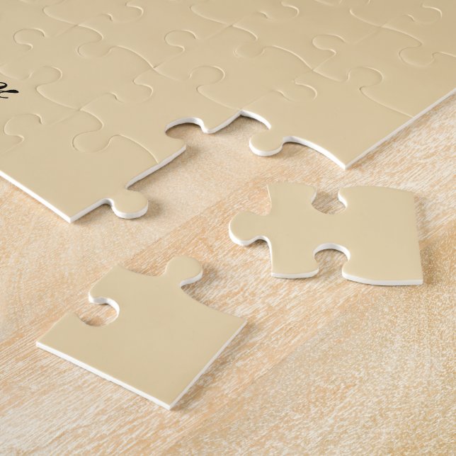 Trumpeter Pigeon Yellow Jigsaw Puzzle (Side)