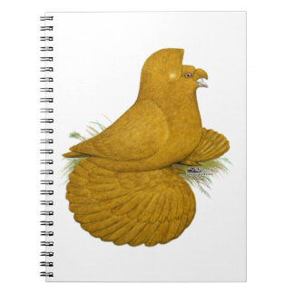 Trumpeter Pigeon Yellow Self Notebook