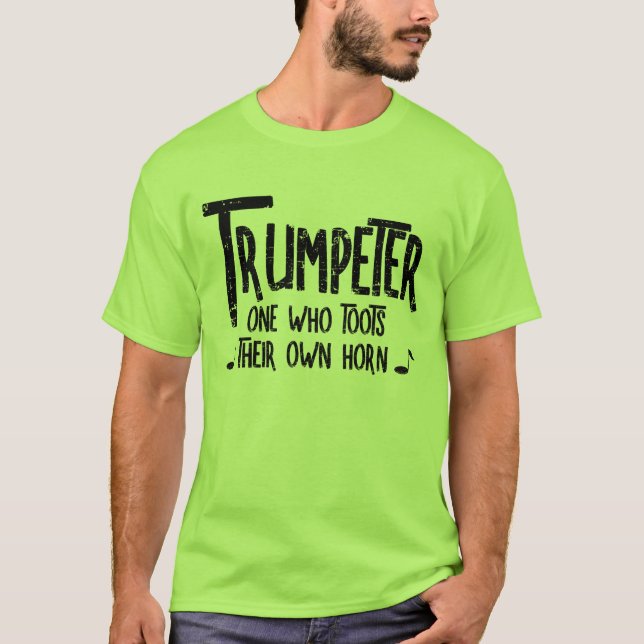 Trumpeter Rough Text T-Shirt (Front)
