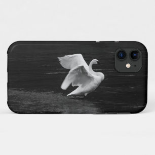 Trumpeter Swan b/w Case-Mate iPhone Case