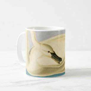 Trumpeter Swan by John James Audubon, Vintage Bird Coffee Mug