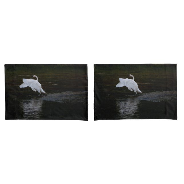 Trumpeter Swan Pillowcase (Front-Set)