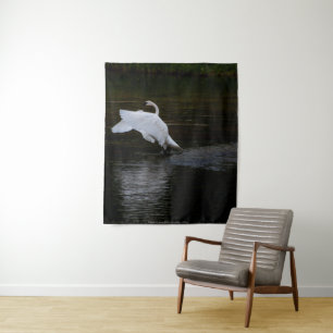 Trumpeter Swan Tapestry