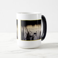 Trumpeter Swans at Dusk Morphing Mug