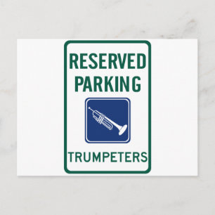 Trumpeters Parking Postcard