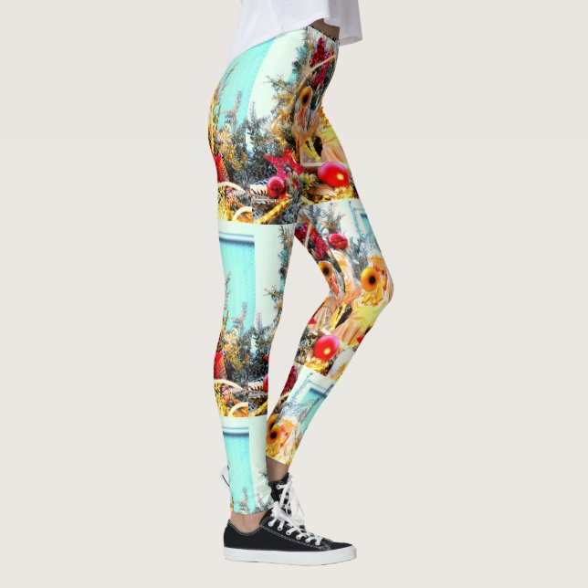 trumpeting angels Thunder_Cove holiday Leggings (Right)