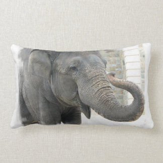 Trumpeting Elephant Pillow