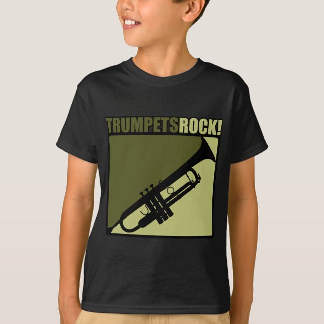 Trumpets Rock! T-Shirt (Front)