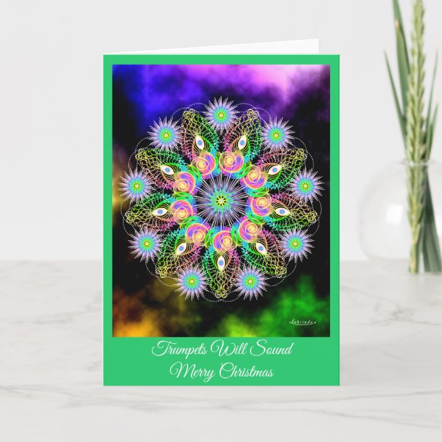 Trumpets Will Sound Holiday Card (Front)