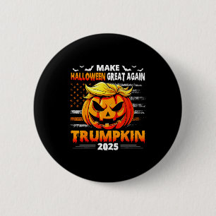 Trumpkin 2025 Usa Make Halloween Great Again Funny 6 Cm Round Badge