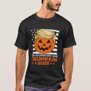 Trumpkin 2025 Usa Make Halloween Great Again Funny T-Shirt