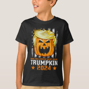 Trumpkin 2025 Usa Make Halloween Great Again Funny T-Shirt