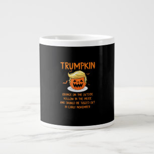 Trumpkin Anti- Halloween Gifts Large Coffee Mug