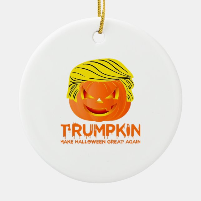 Trumpkin – Are You Scared? Classic Ceramic Tree Decoration (Front)