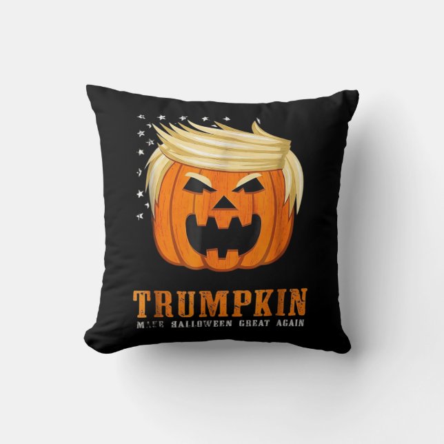 Trumpkin - Best Halloween Costume Tri-Blend Cushion (Front)