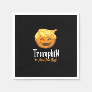 Trumpkin  Boo Sheet Funny Halloween Napkin