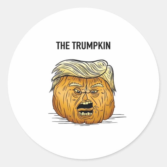 Trumpkin Classic & Basic Design Classic Round Sticker (Front)