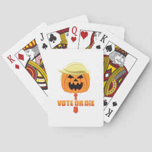 Trumpkin Classic For Halloween Playing Cards