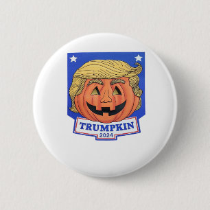 Trumpkin Classic – Funny Halloween Quote 6 Cm Round Badge