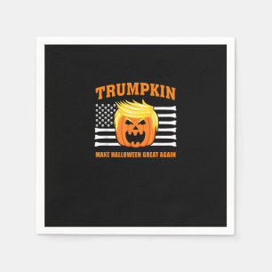Trumpkin Classic Halloween - Make Halloween Great  Napkin