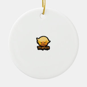 Trumpkin Classic – Retro Costume Slogan Ceramic Tree Decoration
