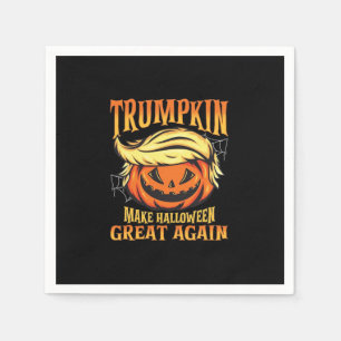 Trumpkin - Donald  Make Halloween Great Again  Napkin