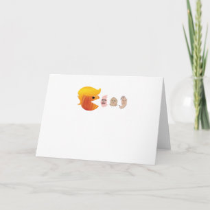 Trumpkin Eating Democrats Classic – Satirical Hall Card