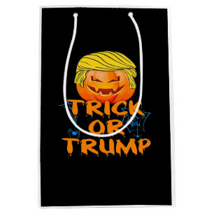 Trumpkin Funny Design For Halloween Medium Gift Bag