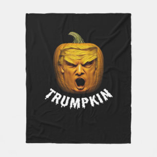 Trumpkin – Funny Donald Pumpkin Halloween Fleece Blanket