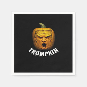 Trumpkin – Funny Donald  Pumpkin Halloween  Napkin