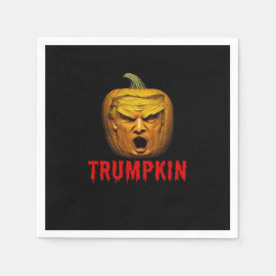 Trumpkin – Funny Donald Pumpkin Halloween  Napkin