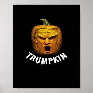 Trumpkin – Funny Donald Pumpkin Halloween Poster