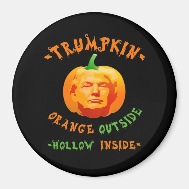 Trumpkin Funny Halloween Classic Magnet (Front)
