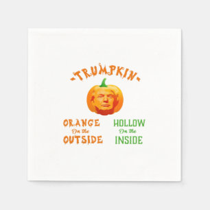 Trumpkin Funny Halloween Classic Napkin