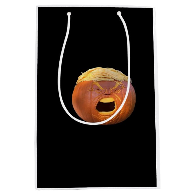 Trumpkin - Funny Halloween Medium Gift Bag (Front)