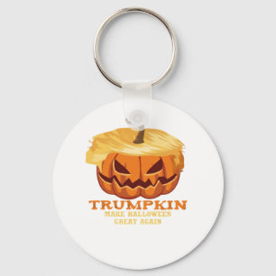 Trumpkin Funny Halloween Pumpkin – Classic Costume Key Ring